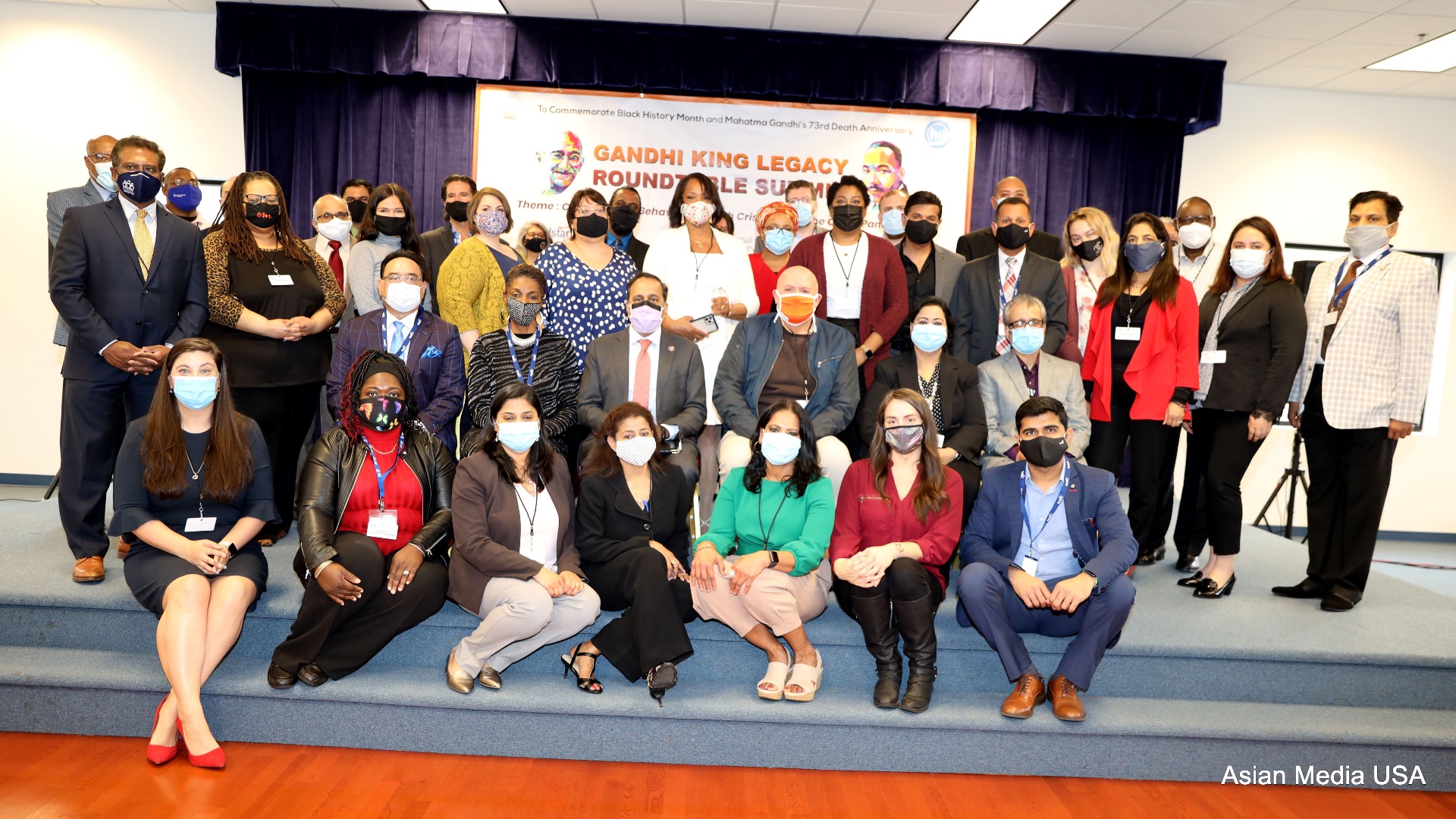 Gandhi King Legacy Roundtable Summit — Delegates Group Portrait