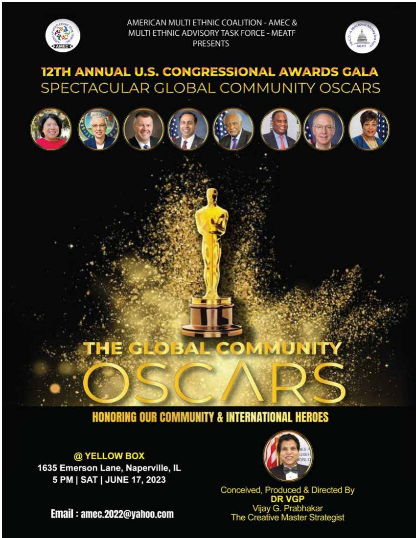 2023 Official AMEC Gala Souvenir cover