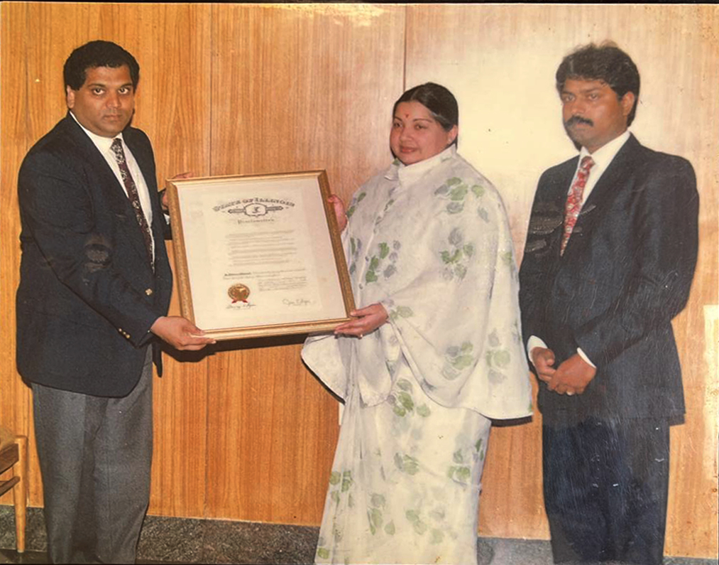 Civic recognition moment