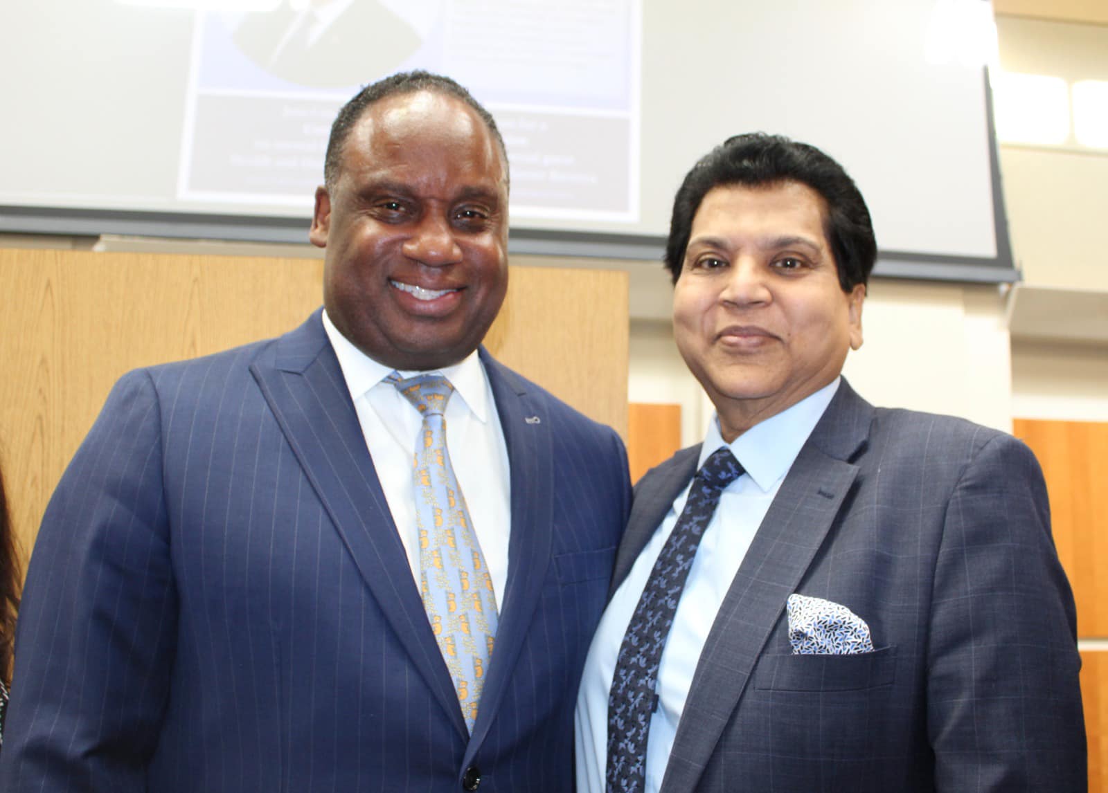Moment with public figures