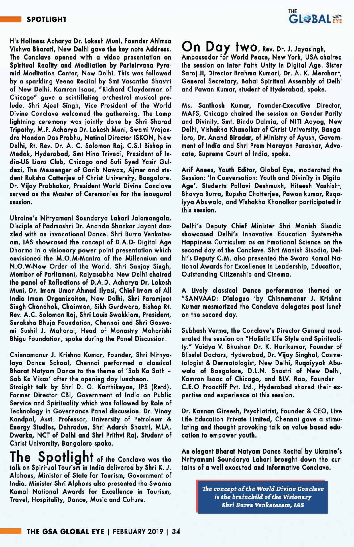 World Divine Conclave Gathering