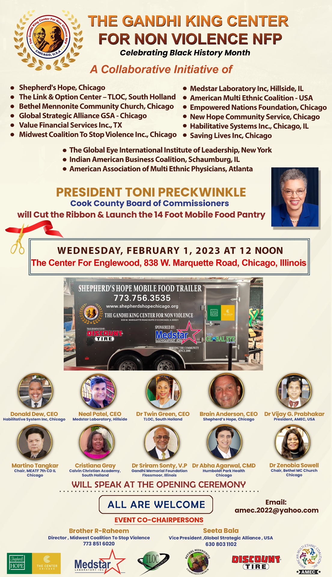 Gandhi King Center for Non Violence — Black History Month Community Event