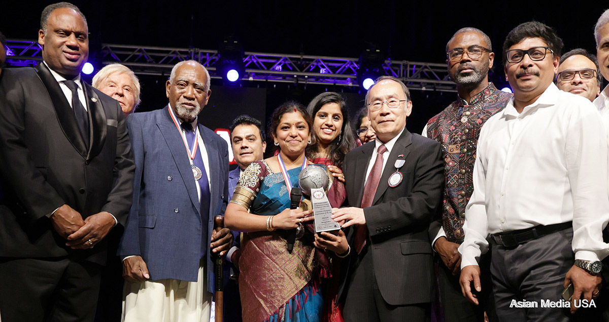 Global Champion award presentation