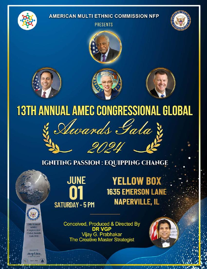 2024 Official AMEC Gala Souvenir cover