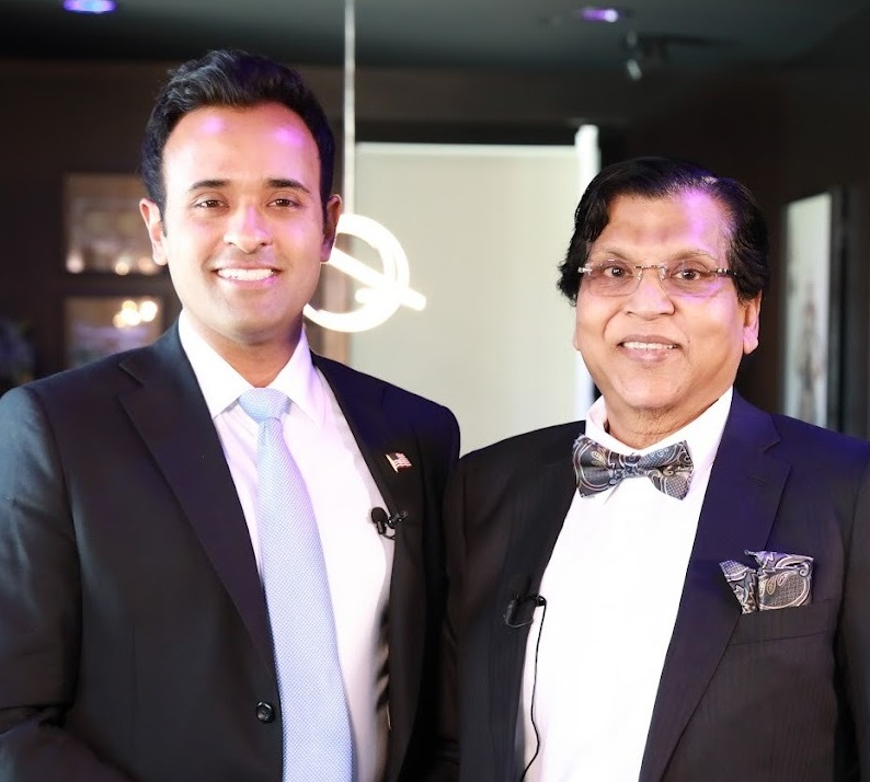 Dr. VGP with Vivek G. Ramaswamy