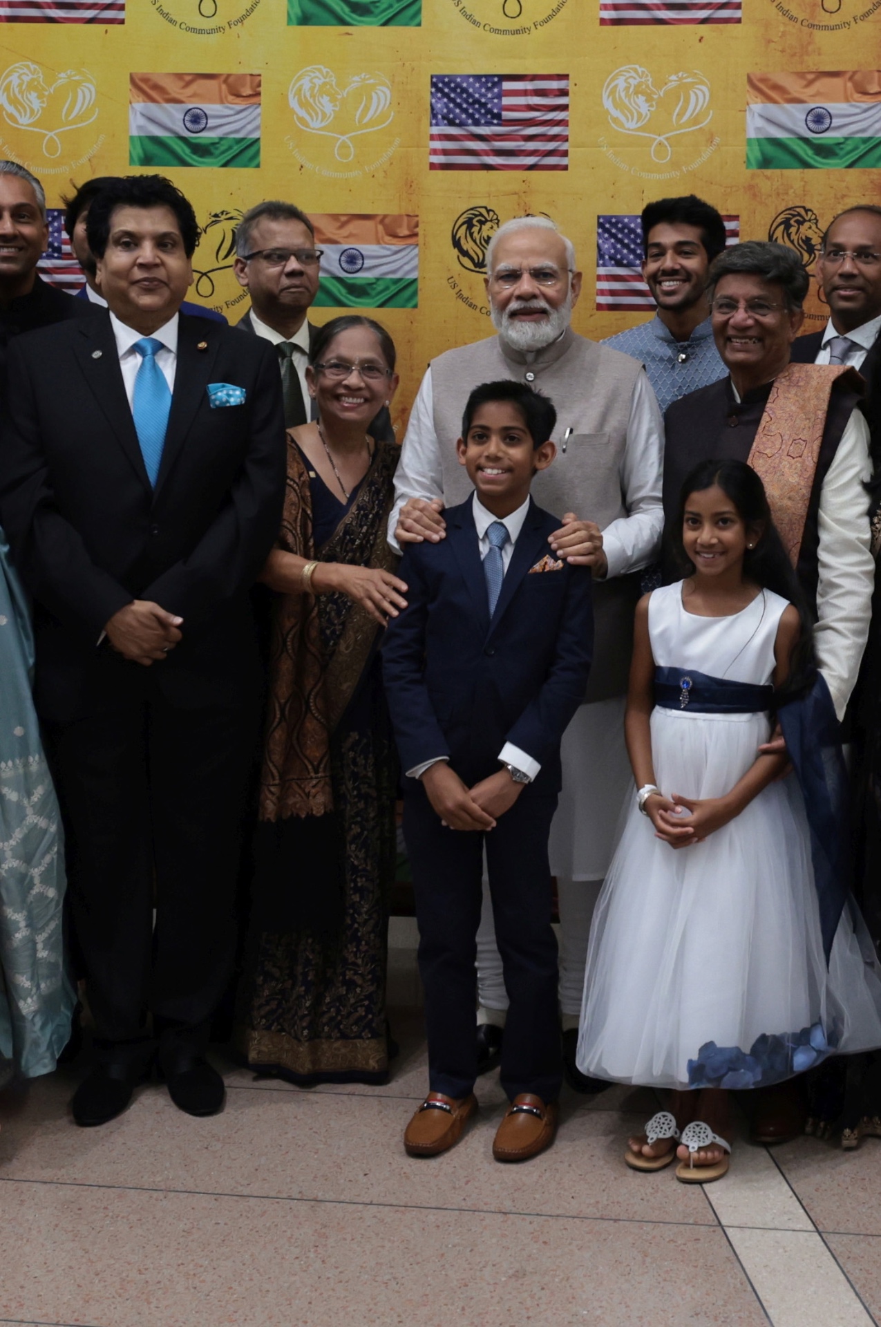 Moment with national leadership